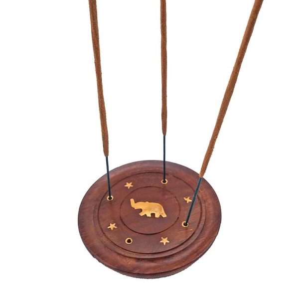porta incienso madera elefantes 1