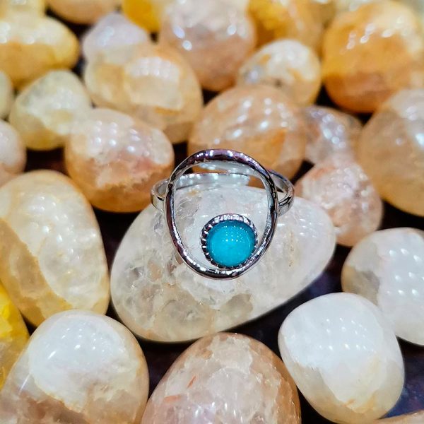anillo ajustable aguamarina oasisnatura 1
