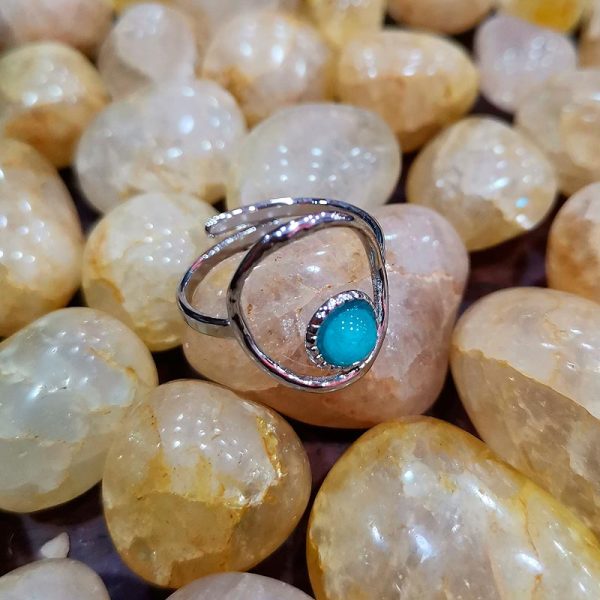 anillo ajustable aguamarina oasisnatura 2