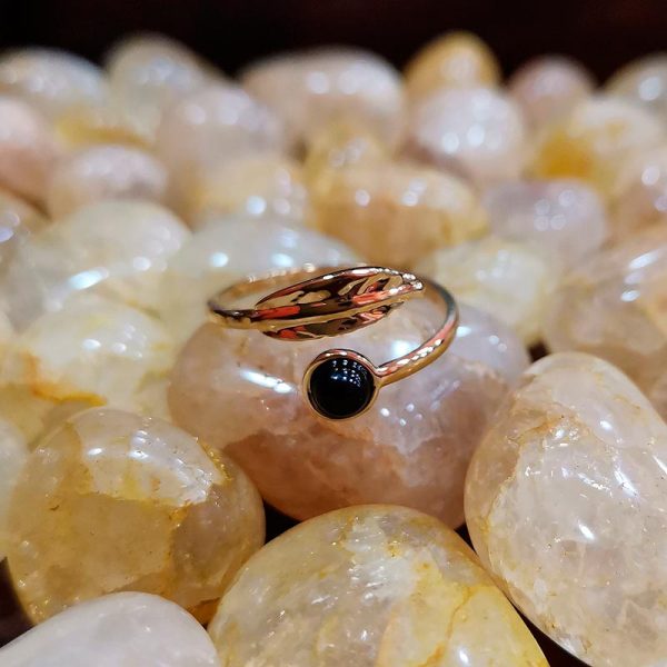 anillo hoja onix oasisnatura 2