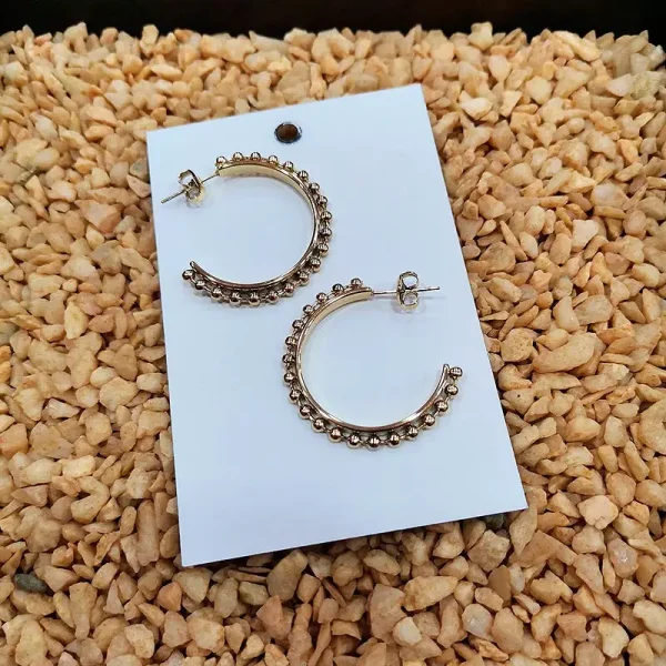 aros acero dorado oasisnatura 2