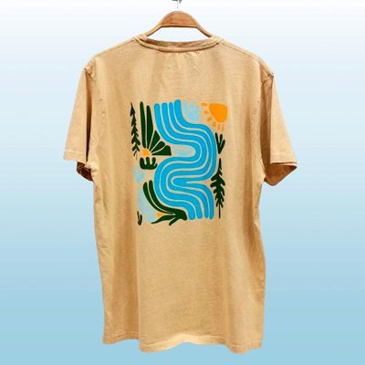 camiseta hombre hippie aventura oasisnatura 2