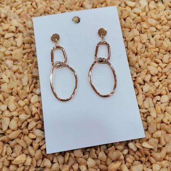 pendientes largos acero inoxidable formas oasisnatura 1