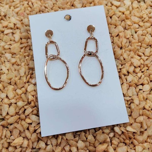 pendientes largos acero inoxidable formas oasisnatura 1
