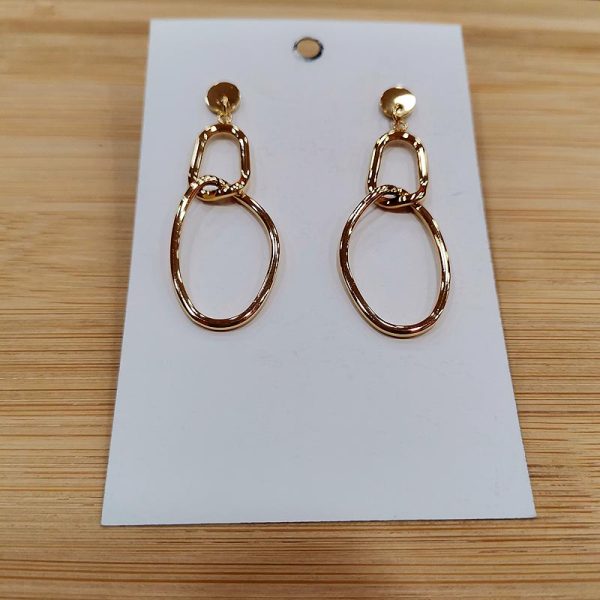 pendientes largos acero inoxidable formas oasisnatura 3