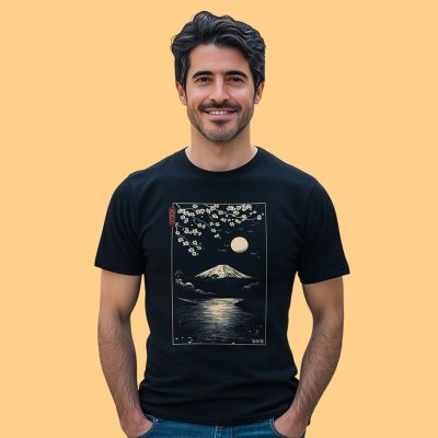 camiseta-unisex-hombre-monte-fuji-japón-oasisnatura