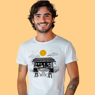 camiseta-unisex-hombre-ramen-japón-oasisnatura