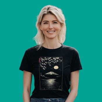 camiseta-unisex-mujer-monte-fuji-japón-oasisnatura