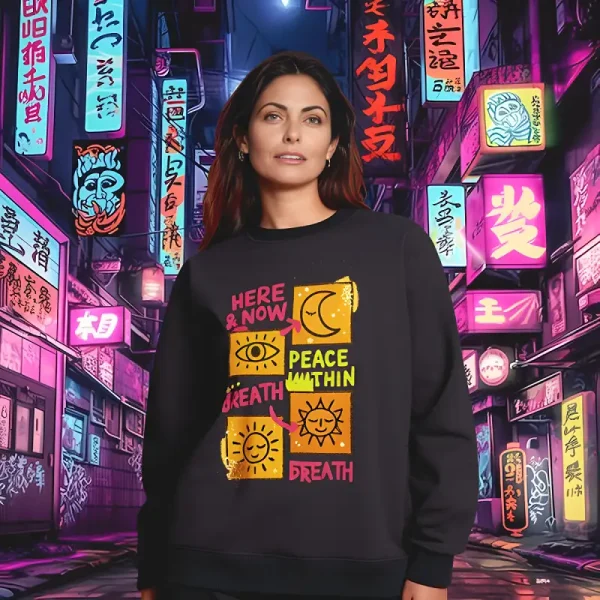 Sudadera Aquí y ahora oasisnatura 2