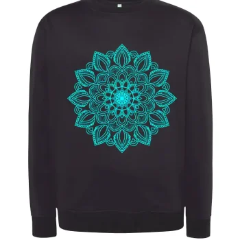 Sudadera mandala azul oasisnatura