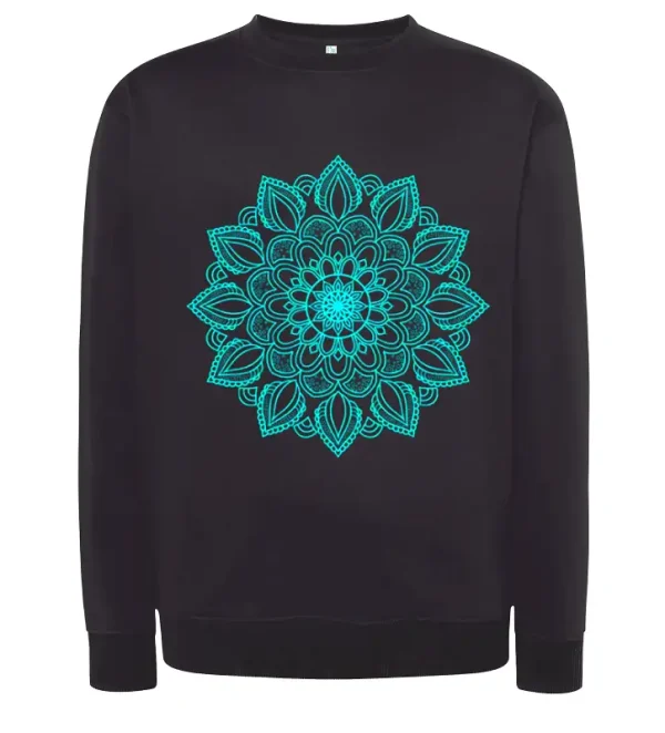Sudadera mandala azul oasisnatura
