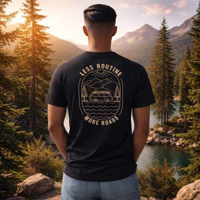 Camiseta Hippie para Hombre Furgo | Moda Alternativa