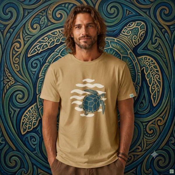 camiseta-hombre-algodón-diseño-tortuga-oasisnatura-1