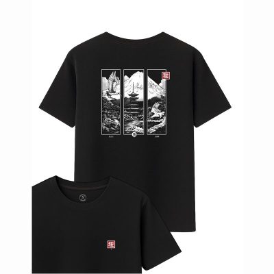 camiseta-hombre-algodón-estilo-japonés-oasisnatura (1)